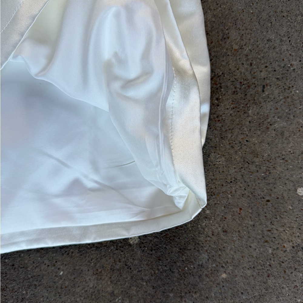 NWT Petal & Pup Nisha Strapless Mini Dress White Size 6 Bridal Bachelorette - Picture 13 of 14